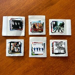 Beatles album cover stamps